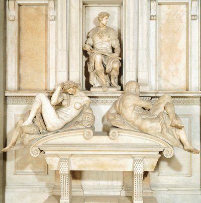 Italie, Florence, Nouvelle Sacristie dans la chapelle des Médicis de la basilique San Lorenzo à Florence (Patrimoine mondial de l