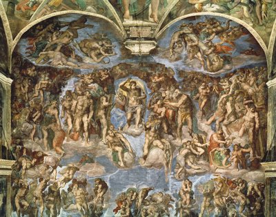 Le Jugement Dernier, de la Chapelle Sixtine - Michelangelo Buonarroti