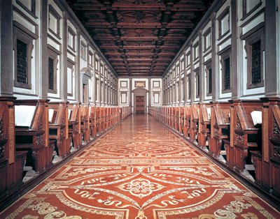 Salle de la Bibliothèque Laurentienne - Michelangelo Buonarroti