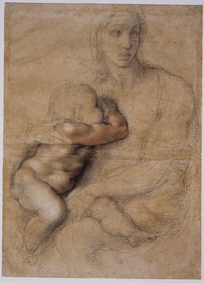 Madone et enfant, vers 1525 - Michelangelo Buonarroti