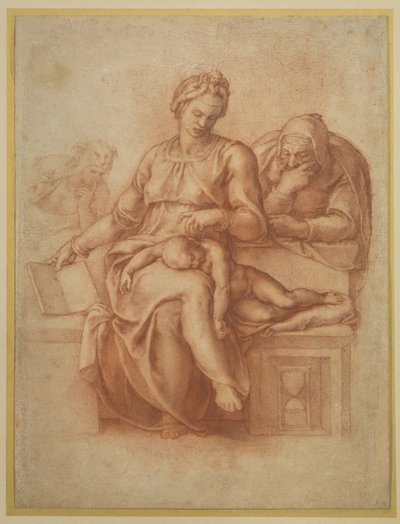 Madonna del Silenzio, vers 1538 - Michelangelo Buonarroti