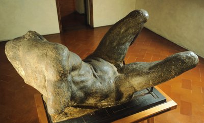 Modèle pour la personnification de la rivière pour la Nouvelle Sacristie de San Lorenzo - Michelangelo Buonarroti