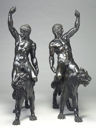 Bacchantes nues chevauchant des panthères - Michelangelo Buonarroti