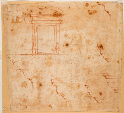 Plans pour portails et moulures architecturales - Michelangelo Buonarroti