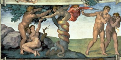 Plafond de la Chapelle Sixtine (1508-12) : La Chute de l