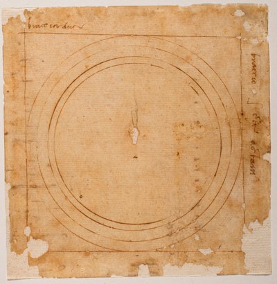 Esquisses pour le dôme de Santa Maria del Fiore - Michelangelo Buonarroti