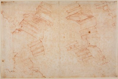 Études de monuments romains - Michelangelo Buonarroti