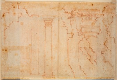Études de monuments romains - Michelangelo Buonarroti