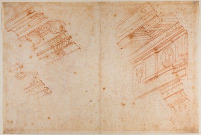 Études de monuments romains - Michelangelo Buonarroti