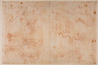 Études de monuments romains - Michelangelo Buonarroti