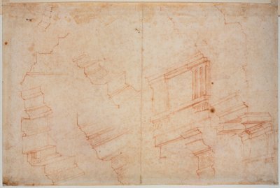 Études de monuments romains - Michelangelo Buonarroti
