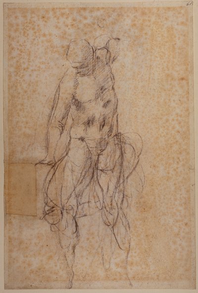 Étude pour un Christ ressuscité - Michelangelo Buonarroti