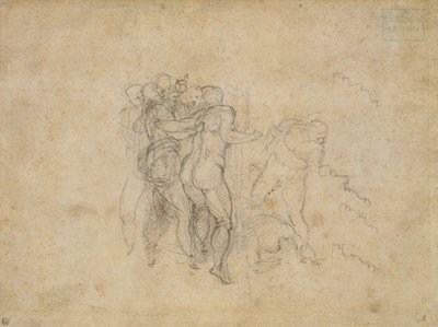 Étude pour le Jugement Dernier - Michelangelo Buonarroti
