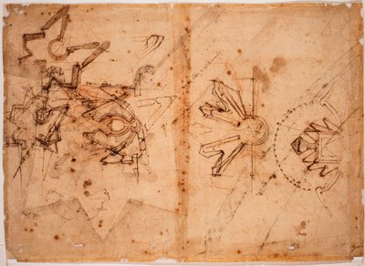 Étude pour le bastion de la Porte au Pré des Saints - Michelangelo Buonarroti