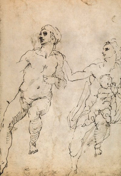 Étude de quelques figures nues - Michelangelo Buonarroti