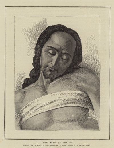 La tête du Christ - Michelangelo Buonarroti