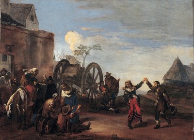 Bambocciata Enfantillage - Michelangelo Cerquozzi