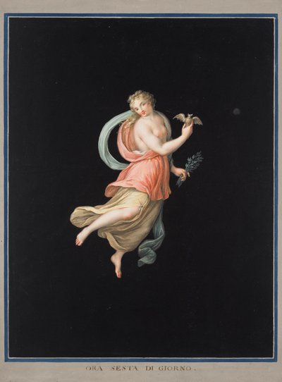 Allégorie féminine de la nuit - Michelangelo Maestri