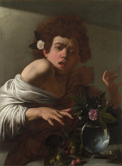 Garçon mordu par un lézard, vers 1595 - Michelangelo Merisi Caravaggio