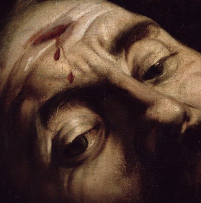 David victorieux de Goliath, vers 1600 (détail) - Michelangelo Merisi Caravaggio