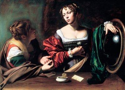Marthe et Marie-Madeleine - Michelangelo Merisi Caravaggio