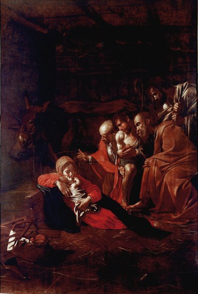 Adoration des Mages Peinture par Michelangelo Merisi dit Il Caravaggio - Michelangelo Merisi da Caravaggio