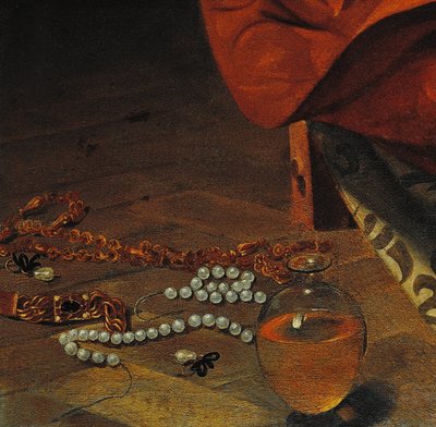 Détail de La Madeleine pénitente - Michelangelo Merisi da Caravaggio