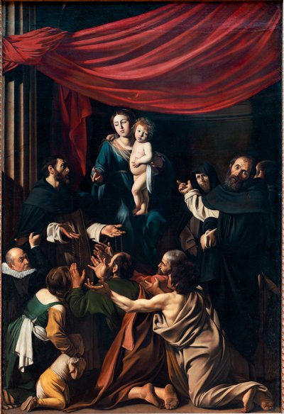Madone au Rosaire - Michelangelo Merisi da Caravaggio