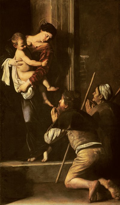 Madone des pèlerins, c.1603-05 - Michelangelo Merisi da Caravaggio
