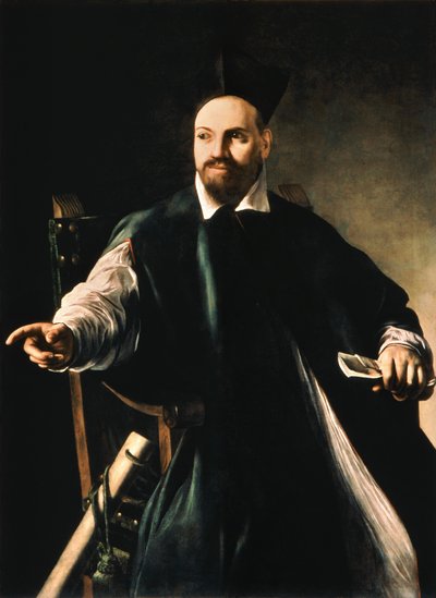Portrait de Maffeo Barberini plus tard pape - Michelangelo Merisi da Caravaggio