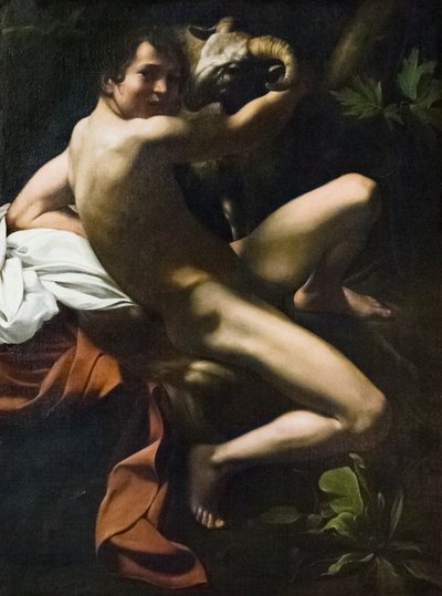 Saint Jean-Baptiste, Jeune avec un bélier - Michelangelo Merisi da Caravaggio