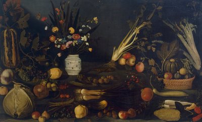 Nature morte de fleurs et de plantes - Michelangelo Merisi da Caravaggio