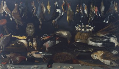 Nature morte avec des oiseaux, par le Maître de la nature morte de Hartford - Michelangelo Merisi da Caravaggio