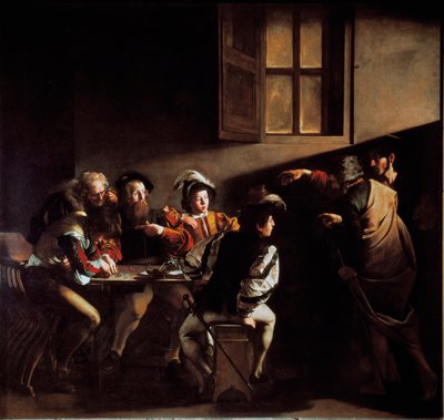 La Vocation de Saint Matthieu - Michelangelo Merisi da Caravaggio