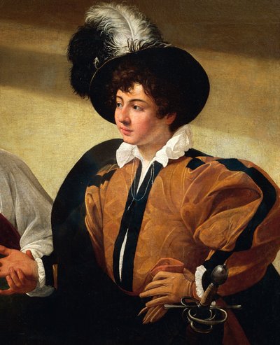 La diseuse de bonne aventure (détail), vers 1596-97 - Michelangelo Merisi da Caravaggio