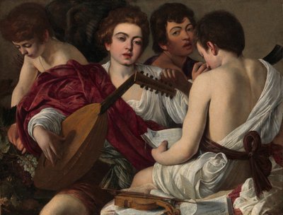 Les musiciens, vers 1595 - Michelangelo Merisi da Caravaggio