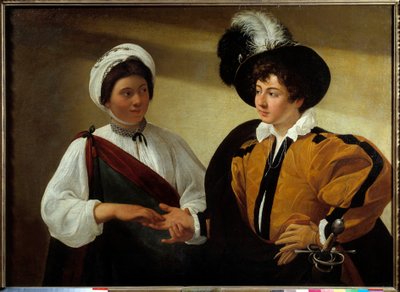 La diseuse de bonne aventure Peinture de Michelangelo Merisi da Caravaggio dit Le Caravage (vers 1571-1610) - Michelangelo Merisi da Caravaggio