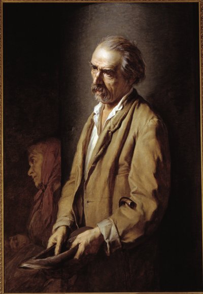 Autoportrait Peinture de Michelangelo Pittatore (1825-1903) 1894 Dim 107x73 cm Asti, Pinacoteca Civica - Michelangelo Pittatore