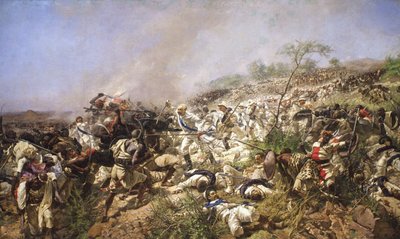 La Bataille de Dogali, 1896 - Michele Cammarano