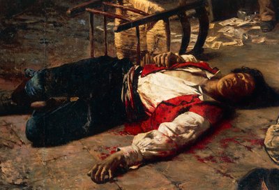 Blessé au sol - Michele Cammarano