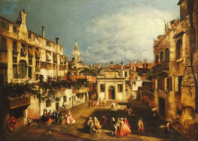 Le Campo San Gallo, Venise, vers 1740 - Michele Marieschi