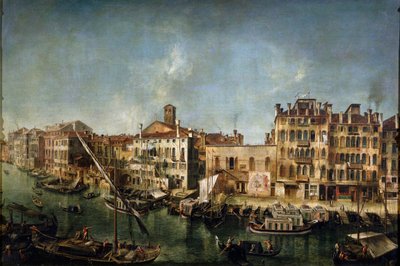 Vue du Grand Canal depuis la Fondamenta Del Vin - Michele Marieschi