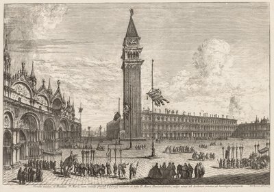 Vues de Venise : Piazza et Piazzetta - Michele Marieschi