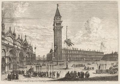 Vues de Venise : Piazza et Piazzetta, 1741 - Michele Marieschi