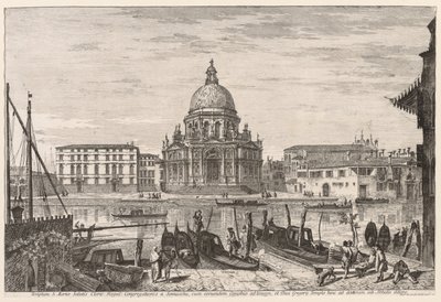 Vues de Venise : S. M. Della Salute - Michele Marieschi