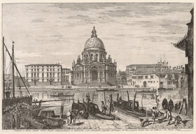 Vues de Venise : S. M. Della Salute, 1741 - Michele Marieschi