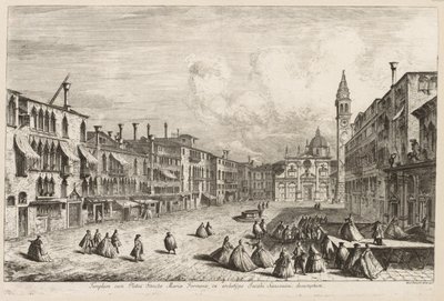Vues de Venise : S. Maria Formosa, 1741 - Michele Marieschi