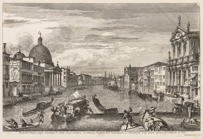 Vues de Venise : Santa Chiara - Michele Marieschi