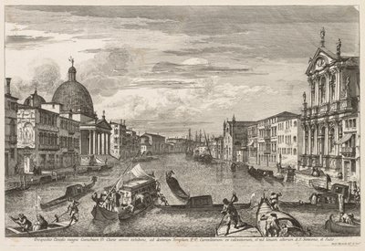 Vues de Venise : Santa Chiara, 1741 - Michele Marieschi