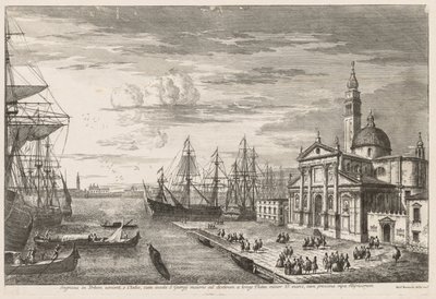 Vues de Venise : Le Bassin de Saint-Marc, 1741 - Michele Marieschi